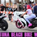EYE CANDY HERMOSAS MUJERES Y BICICLETAS DEPORTIVAS |  SEMANA DE BICICLETAS DE PLAYA DAYTONA
