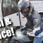 Biker Girl SORPRESA EN LA POLICÍA ENCUBIERTA (Divertido) |  Motovlog dual