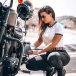 Chica motera del 14 octubre