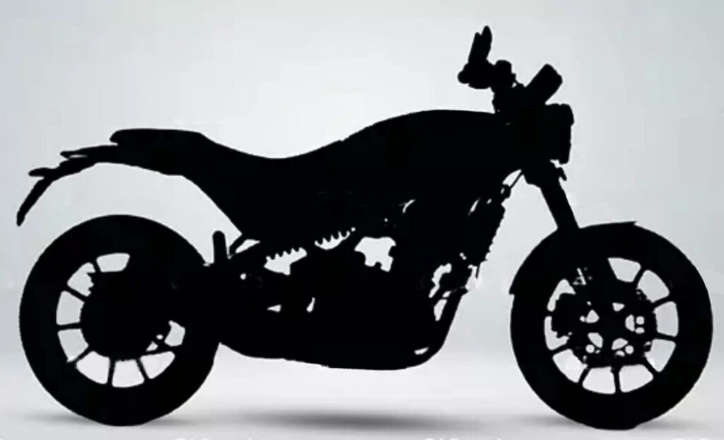 Royal Enfield Guerrilla 450 2025;  Renders del posible nuevo modelo.