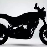 Royal Enfield Guerrilla 450 2025;  Renders del posible nuevo modelo.