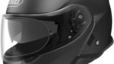 Shoei Neotec Modular Motorcycle Helmet 2 Plain Matt Noir (XL)