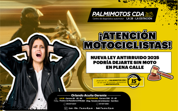 Atención motociclistas! Nueva ley antirruido 2025