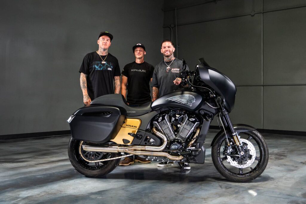 Serie de construcción personalizada india Forged: Episodio 6, The Revel revele with Kraus Moto