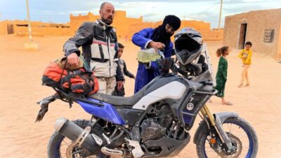 Viaje por carretera de motocicletas en Marruecos