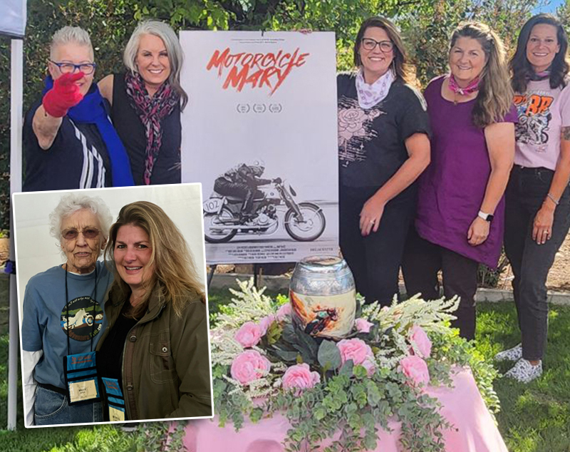 Recordando la motocicleta Mary McGee - Mujeres Jinetes ahora