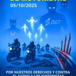 Convocatoria de la Manifestación Nacional de Motociclistas: 5 de octubre de 2025