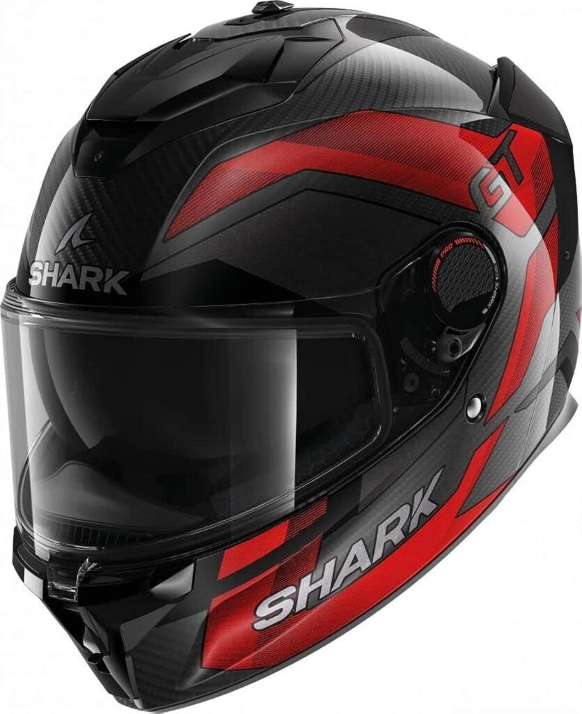Casco de motocicleta Shark Spartan GT Pro Carbon Ritmo: Seguridad y Estilo 1 Prueba del casco de motocicleta Black/Red de Shark Spartan GT Pro Carbon Ritmo