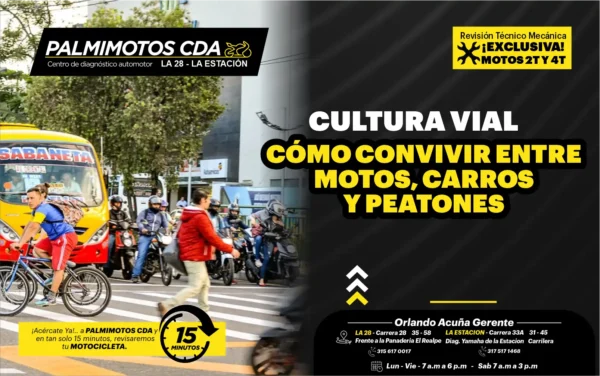 Cómo convivir entre motos, carros y peatones en Palmira