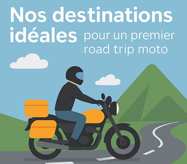 Nuestros destinos ideales para un primer viaje por carretera en moto