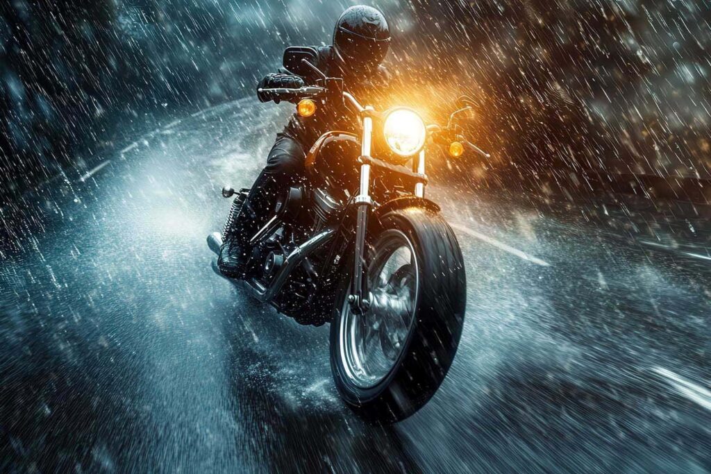¿Cómo conducir tu moto con lluvia? Los mejores tips