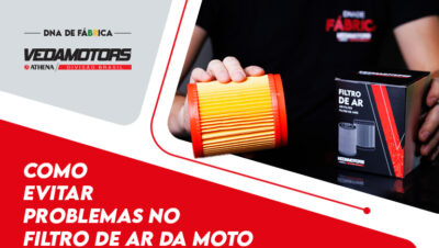 Como evitar problemas no filtro de ar da moto