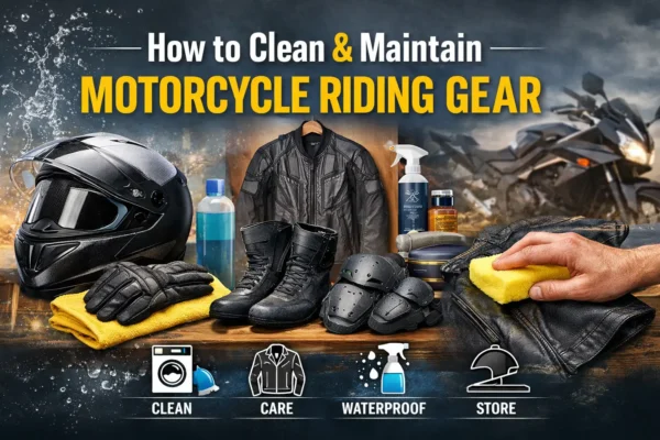 Guía para limpiar y mantener tu equipo de motociclismo 5 Cómo limpiar y mantener el equipo de motociclismo