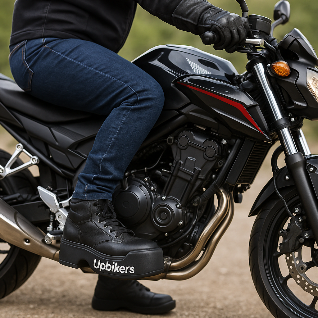 Accesorios Upbikers: Mejora la altura en motos para pilotos bajos 1 Upbikers accesorios para llegar mejor al suelo en motos para pilotos de baja estatura