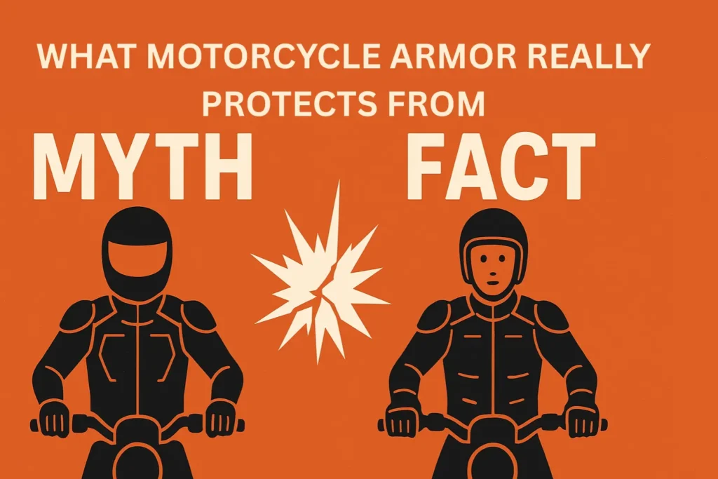 Mitos y Hechos sobre la Armadura de Motocicleta: Lo que Debes Saber 1 Armadura de motocicleta: mitos versus hechos explicados