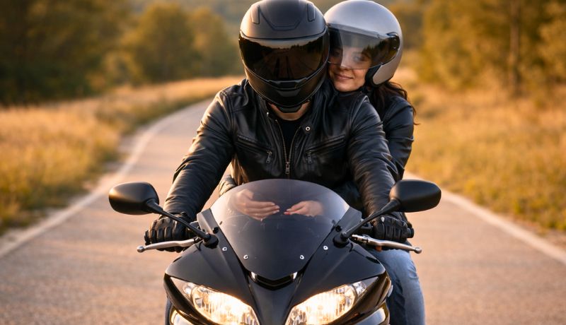 Cómo se desarrolla la confianza entre pasajero y motociclista 1 Cuando un pasajero de motocicleta comienza a confiar en el motociclista