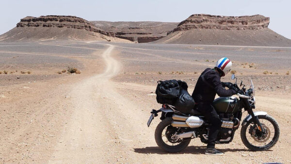 Aventura en moto por Marruecos con la Triumph Scrambler 2 Marruecos en moto con Marcello: Triumphstateofmind
