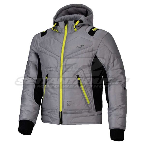 Chaqueta de moto Alpinestars Mohobbs WP: estilo y seguridad 2 Giacca Moto Alpinestars MOHOBBS WATERPROOF - Lunar Grey Lime Punch - Offerta