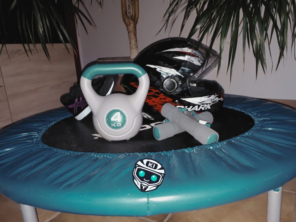 Mantente en forma y mejora tu experiencia al conducir 1 Schrumpfleder ade: Fitness für Motorradfahrer