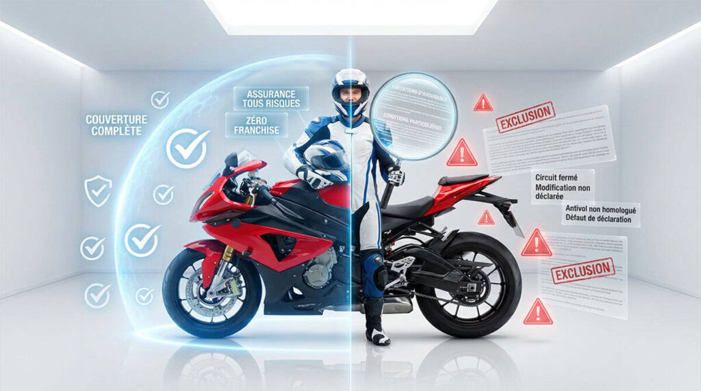 Exclusiones en el seguro de moto: evita sorpresas inesperadas 1 Assurance moto : comprendre les exclusions pour éviter les mauvaises surprises