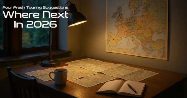 Descubre cuatro destinos de viaje en moto por Europa para 2026 3 ¿Qué será lo siguiente en 2026? Cuatro nuevos viajes en moto por Europa
