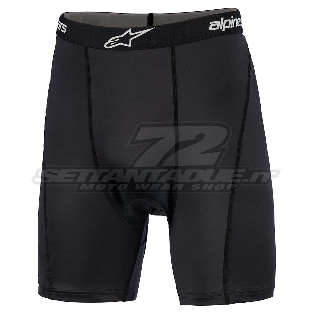 Boxer Acolchado Alpinestars MX para Motociclismo - Comodidad y Seguridad 1 Boxer Moto Acolchado Alpinestars MX - Negro - Oferta