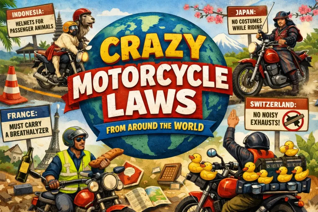 Leyes inusuales sobre motocicletas en todo el mundo 1 Leyes locas sobre motocicletas de todo el mundo