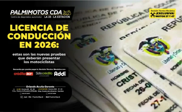 Nuevas pruebas para la licencia de conducción de motociclistas en 2026 4 Licencia de conducción en 2026: estas son las nuevas pruebas que deberán presentar los motociclistas
